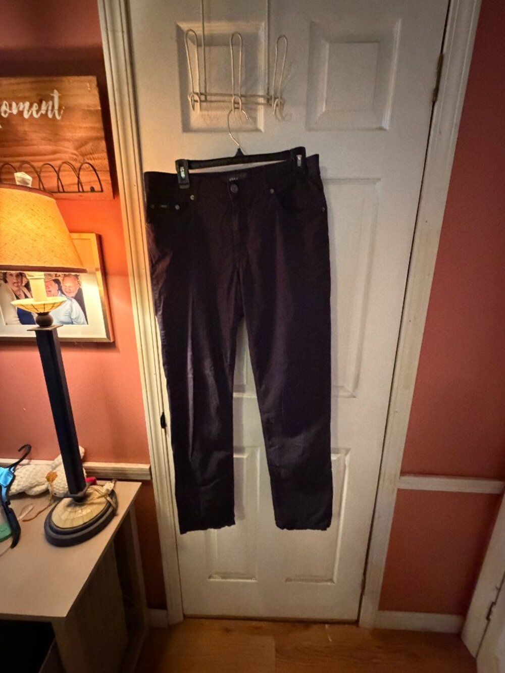 BRAX Feel Good Men's Cooper Regular Fit Trousers Pants 34x32 Dark Navy Blue